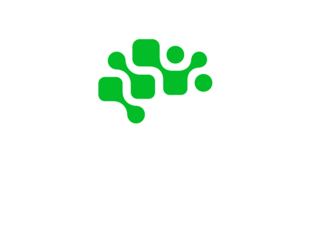 RTW logo - white and green