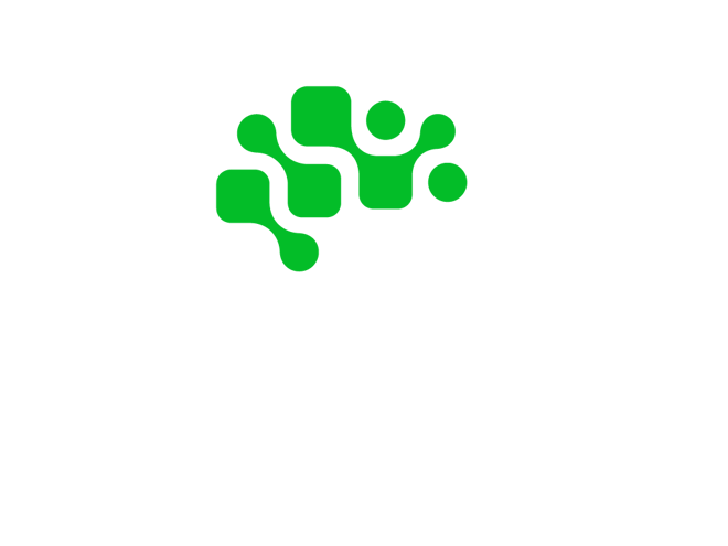 RTW logo - white and green